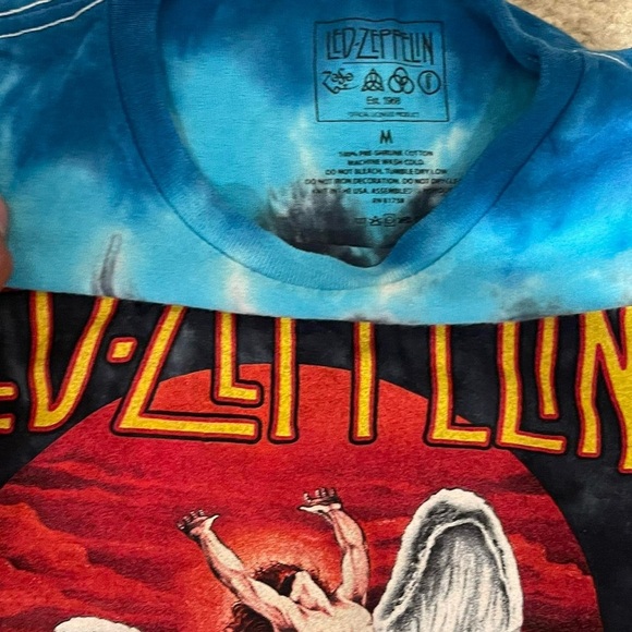 Led Zeppelin Tie-Dye T-Shirt NWOT - Picture 3 of 3
